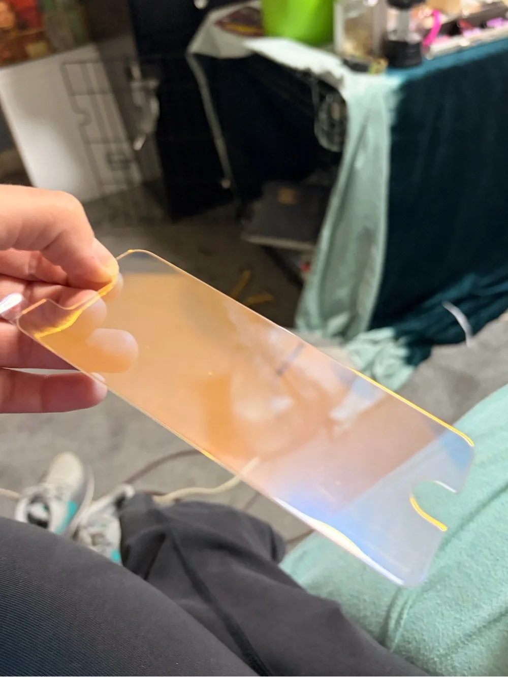 *BRAND NEW*Kurl Holographic Tint Tempered Glass Screen Protector-iPhone 8,7,6,6s